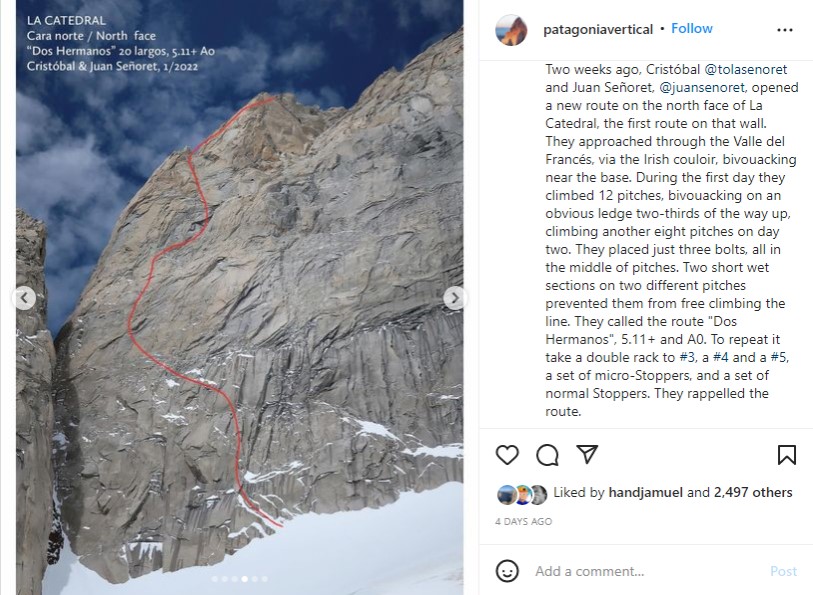 patagonia climbing