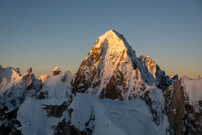 Khang Chan Chenmo in fading light. 