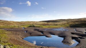Loughareema drained of water.