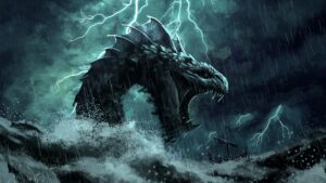 sea serpent illustration